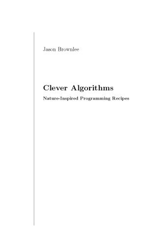 دانلود نسخه کامل کتاب Clever Algorithms. Nature-Inspired Programming Recipes