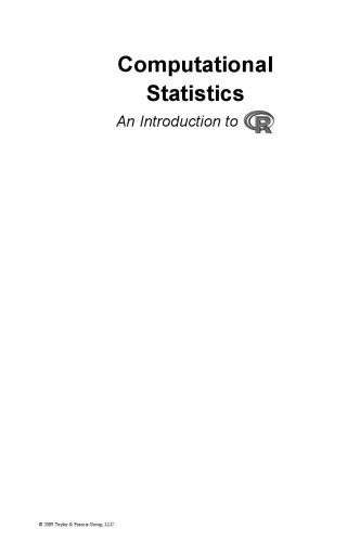 دانلود نسخه کامل کتاب Computational statistics : an introduction to R