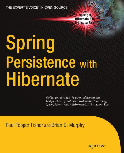 دانلود نسخه کامل کتاب Spring Persistence with Hibernate (Beginning)