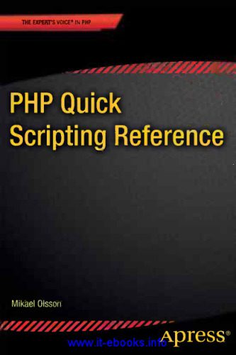 دانلود نسخه کامل کتاب PHP Quick Scripting Reference