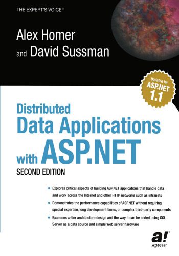 دانلود نسخه کامل کتاب Distributed Data Applications with ASP.NET