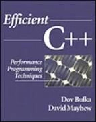دانلود نسخه کامل کتاب Efficient C++: Performance Programming Techniques