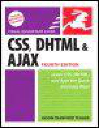 دانلود نسخه کامل کتاب CSS, DHTML and Ajax: Visual QuickStart Guide