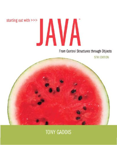 دانلود نسخه کامل کتاب Starting Out with Java: From Control Structures through Objects