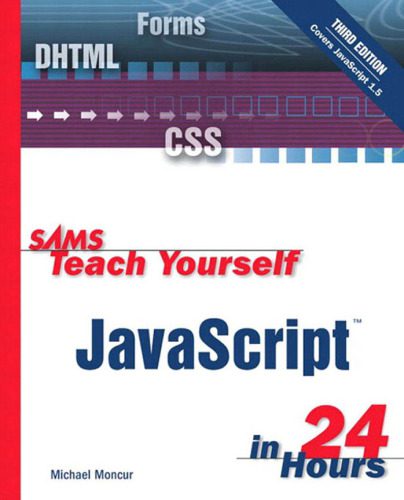 دانلود نسخه کامل کتاب Sams Teach Yourself JavaScript in 24 Hours (3rd Edition)