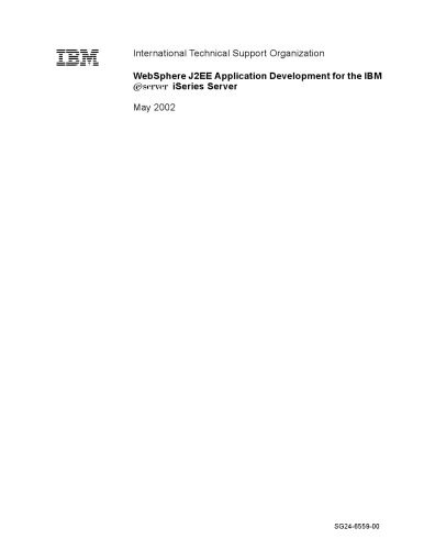 دانلود نسخه کامل کتاب WebSphere J2EE Application Development for the IBM eserver iSeries Server