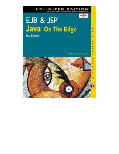 دانلود نسخه کامل کتاب EJB & JSP Java on the edge