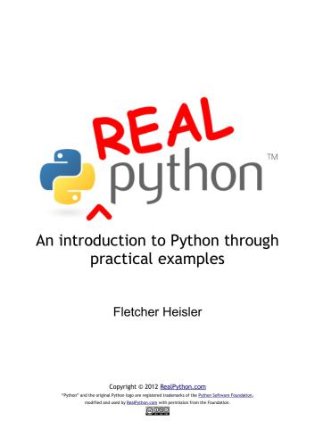 دانلود نسخه کامل کتاب Real Python: Python Programming By Example
