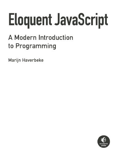 دانلود نسخه کامل کتاب Eloquent JavaScript: A Modern Introduction to Programming