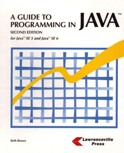 دانلود نسخه کامل کتاب A Guide to Programming in Java