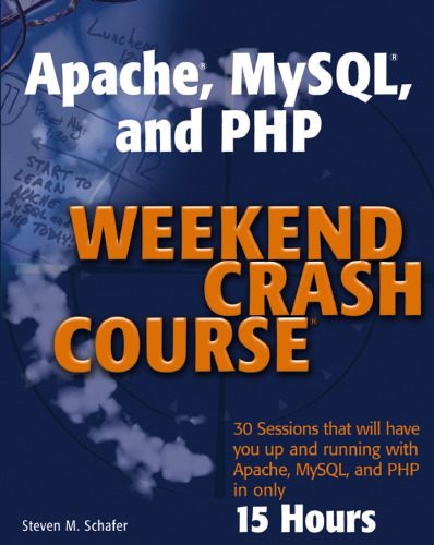 دانلود نسخه کامل کتاب Apache, MySQL, and PHP weekend crash course