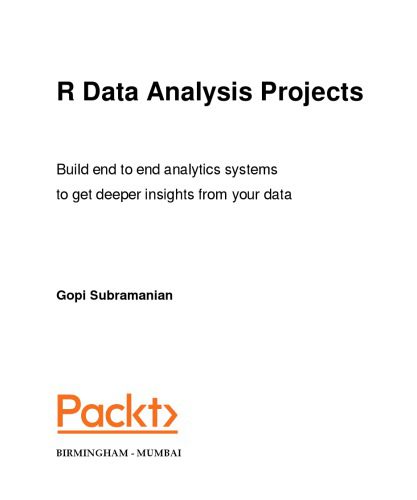 دانلود نسخه کامل کتاب R Data Analysis Projects