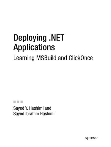 دانلود نسخه کامل کتاب Deploying .NET Applications