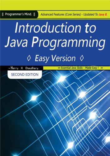 دانلود نسخه کامل کتاب Chaudhary. Introduction to Java Programming: Advanced Features (Core Series) Updated To Java 8