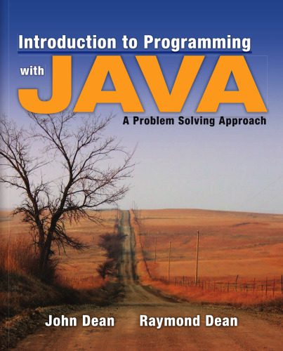دانلود نسخه کامل کتاب Introduction to Programming with Java: A Problem Solving Approach, 1st Edition