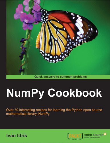 دانلود نسخه کامل کتاب NumPy Cookbook