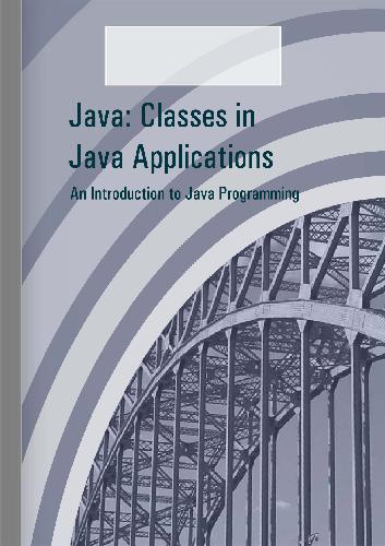 دانلود نسخه کامل کتاب Java: Classes in Java Applications