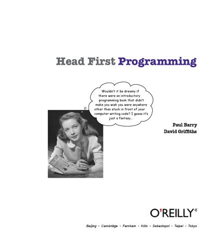 دانلود نسخه کامل کتاب Head first programming : [a learner’s guide to programming using the Python language]
