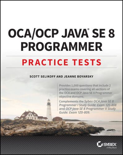 دانلود نسخه کامل کتاب OCA / OCP Java SE 8 Programmer Practice Tests