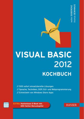 دانلود نسخه کامل کتاب Visual Basic 2012: Kochbuch