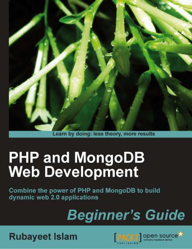 دانلود نسخه کامل کتاب PHP and MongoDB Web Development Beginner’s Guide
