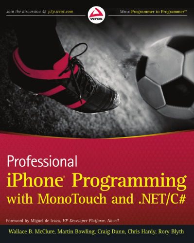 دانلود نسخه کامل کتاب Professional iPhone Programming with MonoTouch and .NET/C#