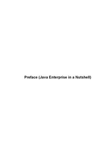 دانلود نسخه کامل کتاب Java Enterprise in a Nutshell