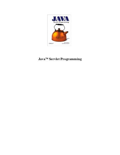 دانلود نسخه کامل کتاب Java Servlet Programming