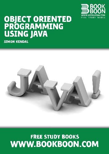 دانلود نسخه کامل کتاب Object Oriented Programming using Java