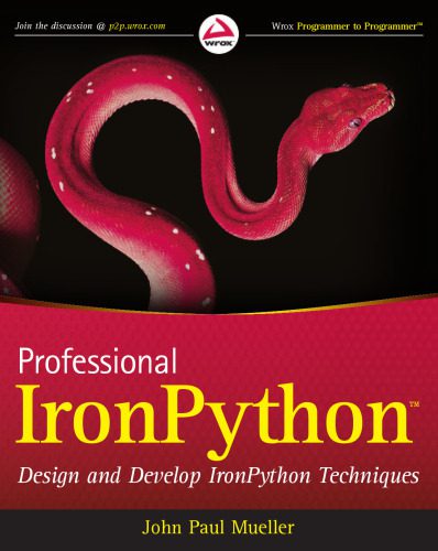 دانلود نسخه کامل کتاب Professional IronPython