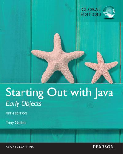 دانلود نسخه کامل کتاب Starting Out with Java: Early Objects (Global Edition)