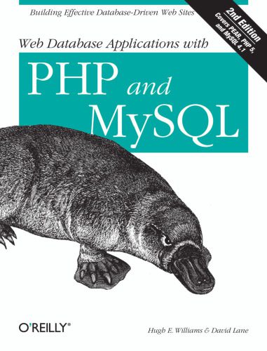 دانلود نسخه کامل کتاب Web Database Applications with PHP & MySQL, 2nd Edition