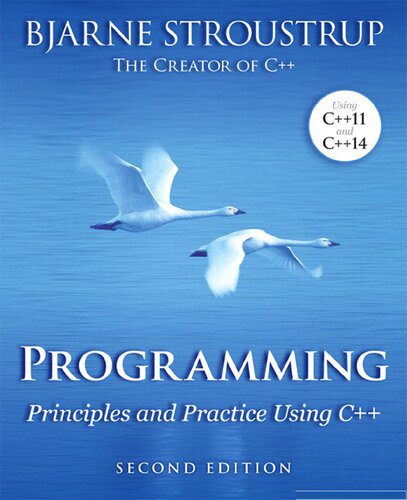 دانلود نسخه کامل کتاب Programming: Principles and Practices using C++