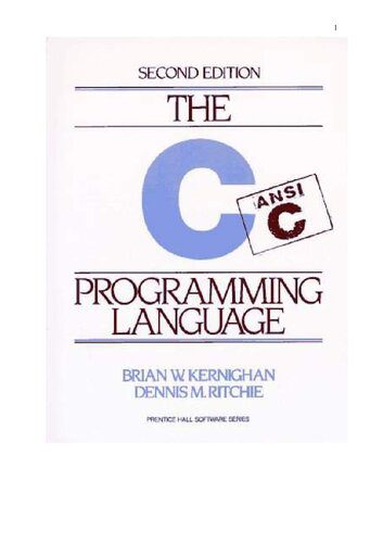 دانلود نسخه کامل کتاب The C programming language