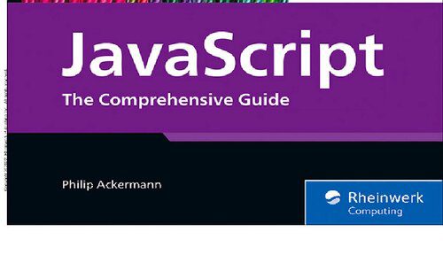 دانلود نسخه کامل کتاب JavaScript: The Comprehensive Guide to Learning Professional JavaScript Programming