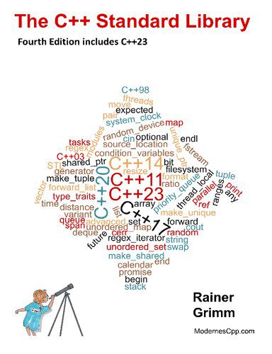 دانلود نسخه کامل کتاب The C++ Standard Library: Fourth Edition includes C++23