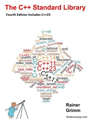 دانلود نسخه کامل کتاب The C++ Standard Library: Fourth Edition Includes C++23