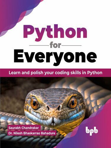دانلود نسخه کامل کتاب Python for Everyone: Learn and polish your coding skills in Python