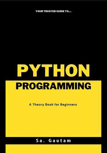 دانلود نسخه کامل کتاب A Theory Book on Python Programming