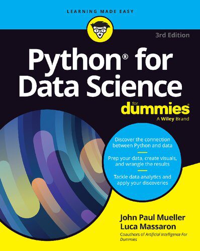دانلود نسخه کامل کتاب Python for Data Science For Dummies, 3rd Edition