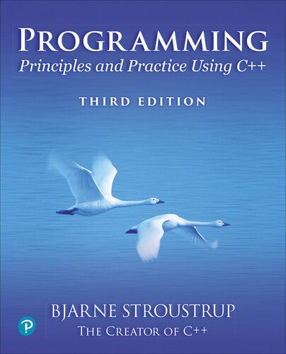 دانلود نسخه کامل کتاب Programming: Principles and Practice Using C++ ویرایش سوم