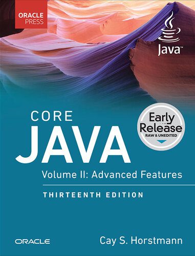 دانلود نسخه کامل کتاب Core Java, Volume II: Advanced Features, 13th Edition (Early Release)