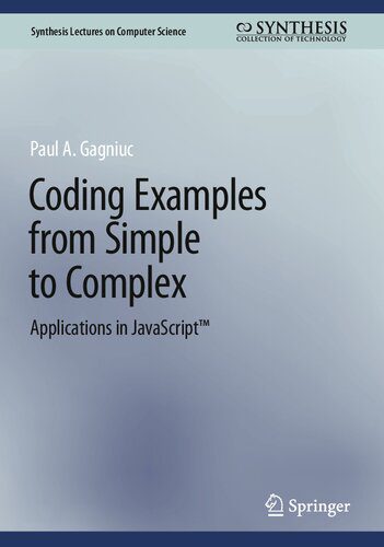 دانلود نسخه کامل کتاب Coding Examples from Simple to Complex – Applications in JavaScript