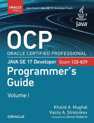 دانلود کتاب OCP Oracle Certified Professional Java SE 17 Developer Practice Tests: Exam 1Z0-829 – OCP Oracle Certified Professional Java SE 17 Developer Test Practice Tests: Exam 1Z0-829