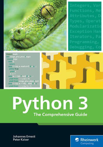دانلود نسخه کامل کتاب Python 3: The Comprehensive Guide to Hands-On Python Programming