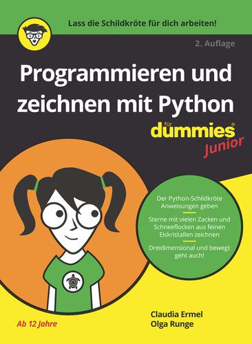 دانلود نسخه کامل کتاب Programmieren und zeichnen mit Python für Dummies Junior