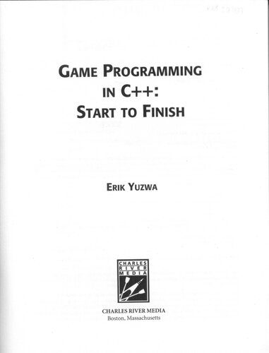 دانلود نسخه کامل کتاب Game Programming in C++: Start to Finish (Game Development Series)