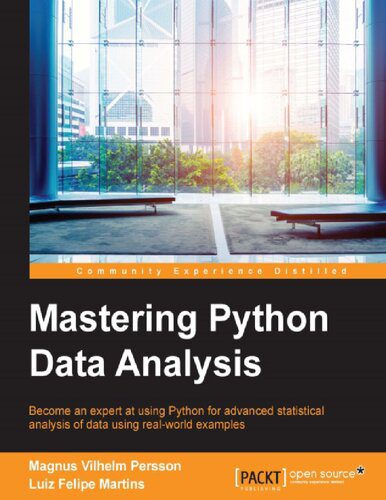 دانلود نسخه کامل کتاب Mastering Python Data Analysis