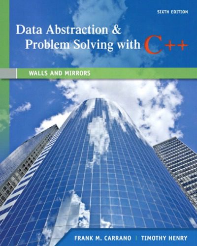 دانلود نسخه کامل کتاب Data Abstraction & Problem Solving with C++