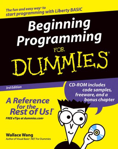 دانلود نسخه کامل کتاب Beginning programming for dummies